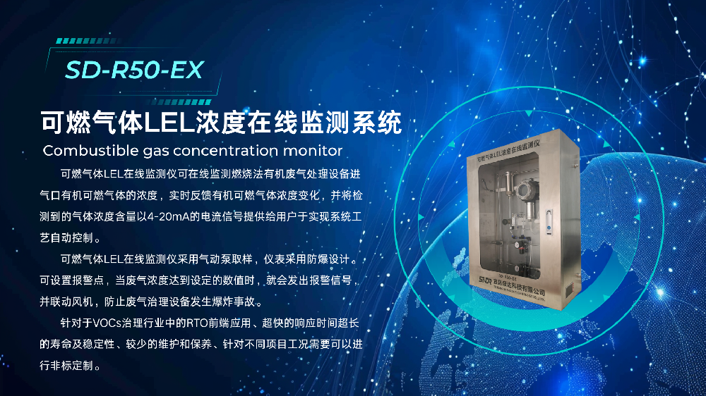 可燃?xì)怏wLEL濃度在線監(jiān)測儀